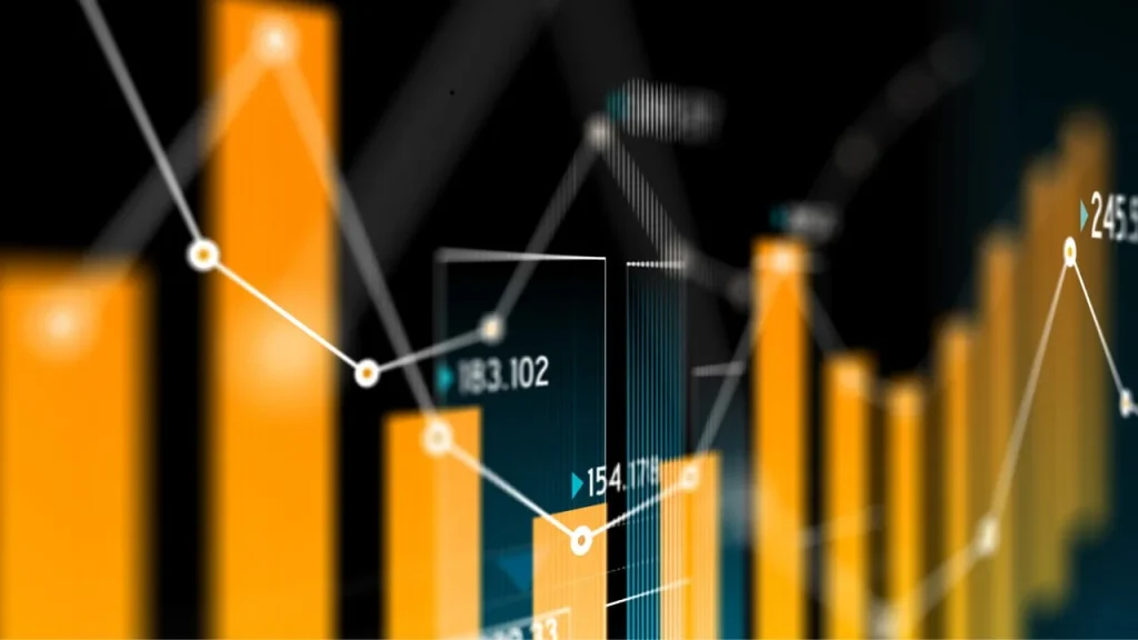 Satış performansı grafiği ve büyüme eğrisi